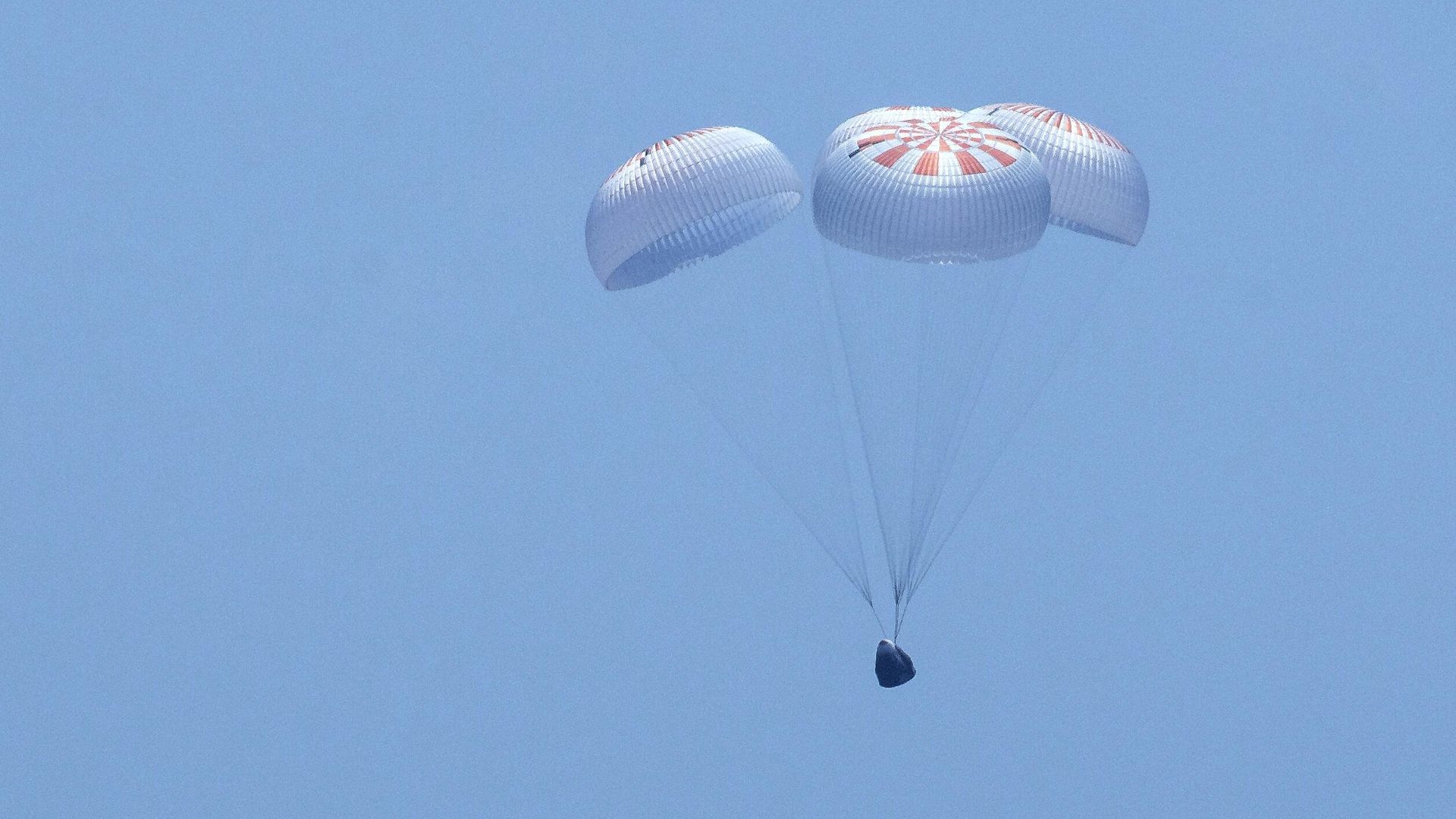 Космический корабль Crew Dragon совершает приводнение в Атлантическом океане у побережья Флориды в Мексиканском заливе Космический корабль Crew Dragon совершает приводнение в Атлантическом океане у побережья Флориды в Мексиканском заливе - РИА Новости, 1920, 12.03.2024
