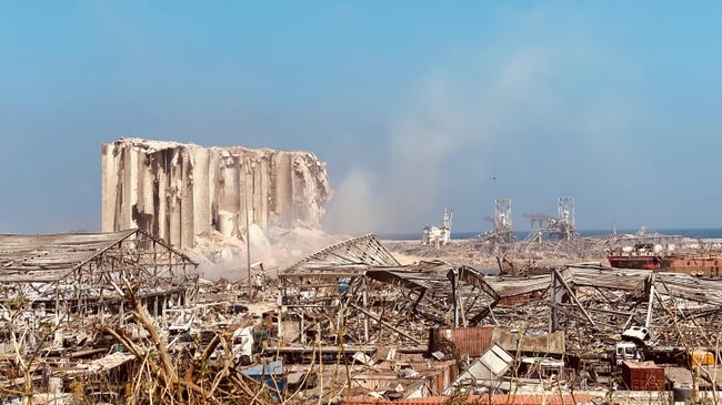 Последствия взрыва в Бейруте Последствия взрыва в Бейруте