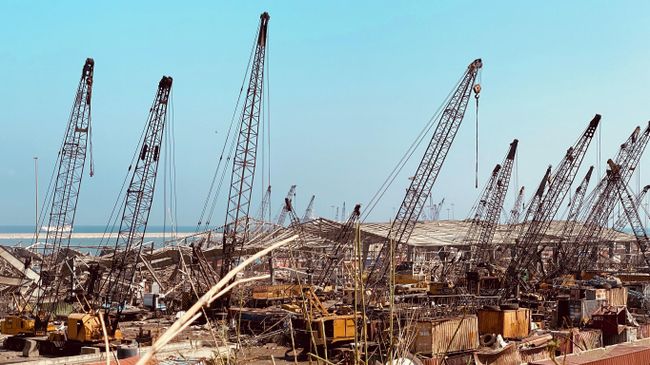 Последствия взрыва в Бейруте