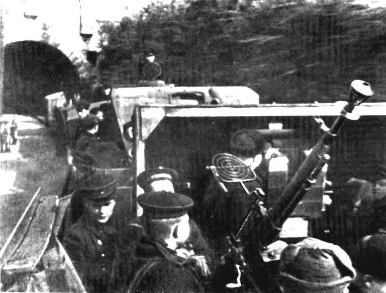 Бронепоезд Железняков (Зелёный призрак) в Севастополе, 1942 год