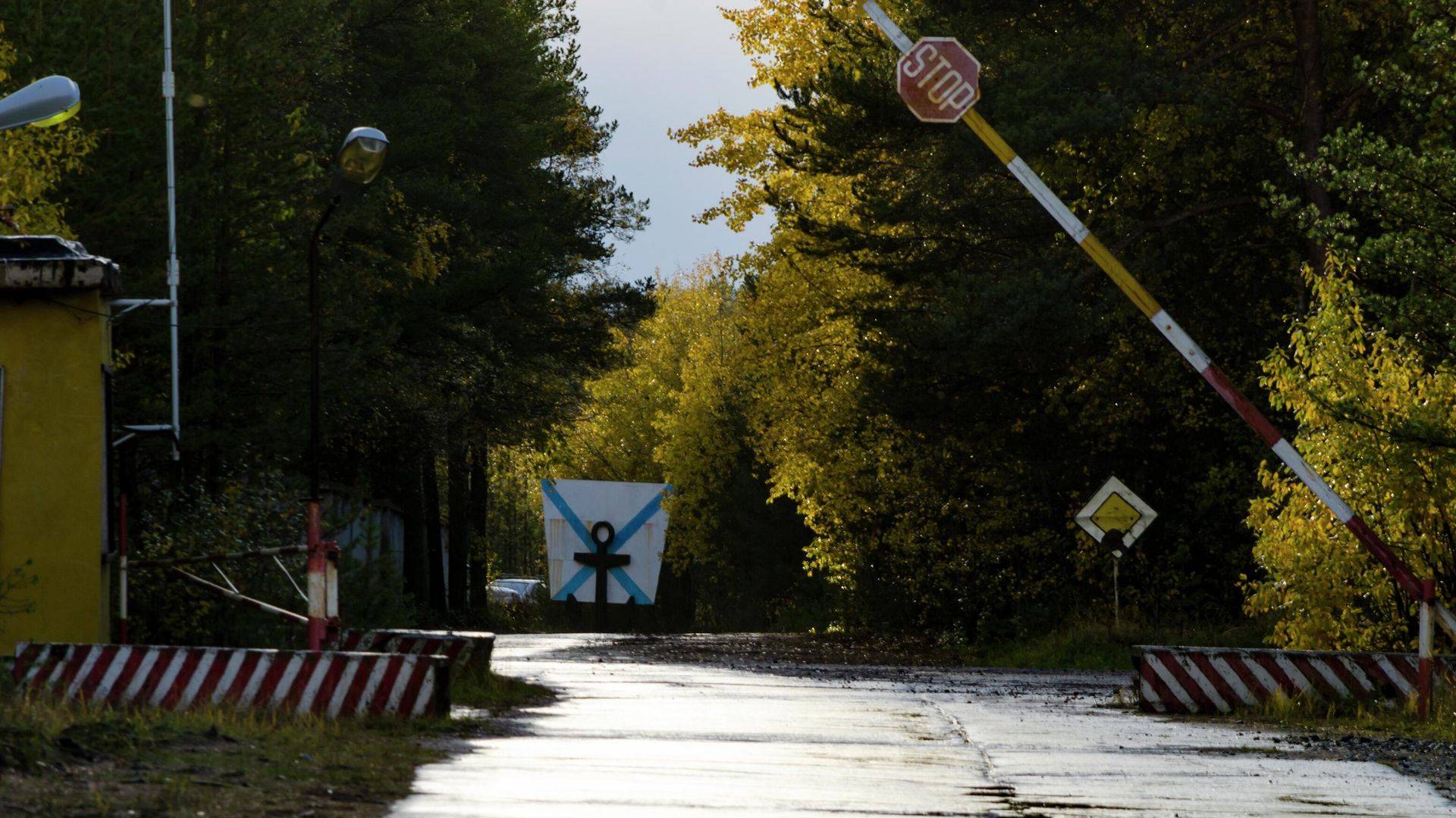 КПП при въезде на военный полигон Нёнокса в Архангельской области КПП при въезде на военный полигон Нёнокса в Архангельской области - РИА Новости, 1920, 01.01.2022