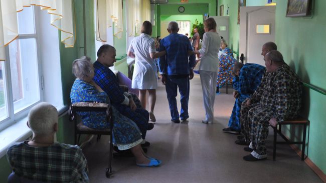 Пациенты психиатрической больницы