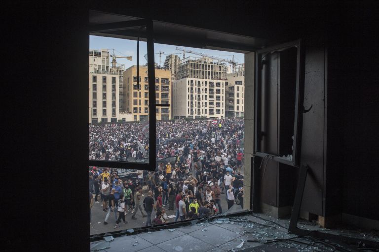 Столкновения в центре Бейрута