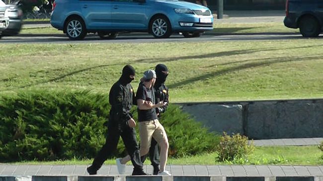 Задержание в Минске Задержание в Минске