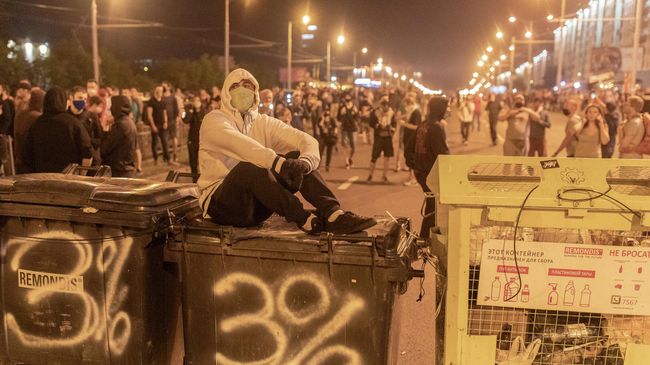 Протесты в Минске