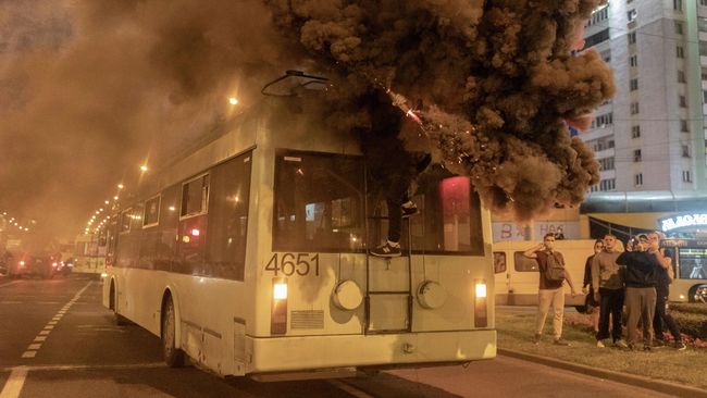 Протесты в Минске Протесты в Минске