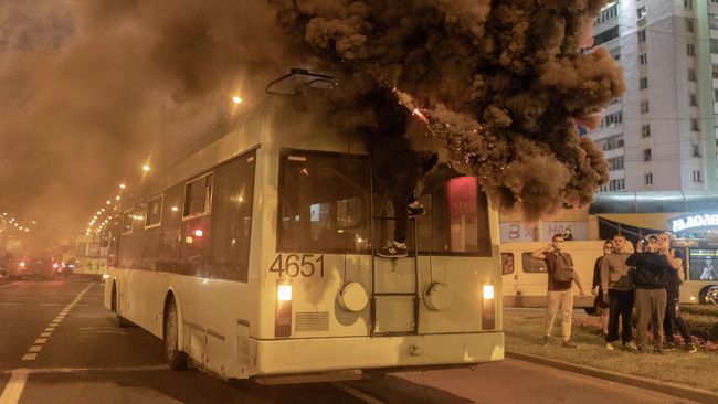 Протесты в Минске