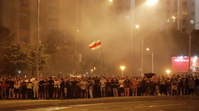 Протесты в Минске