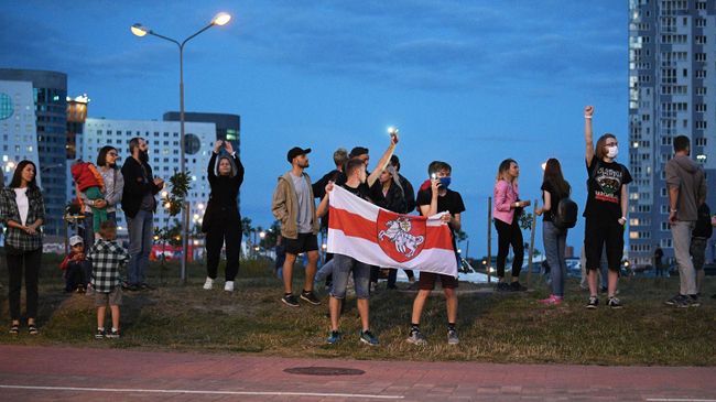 Акция протеста в Минске
