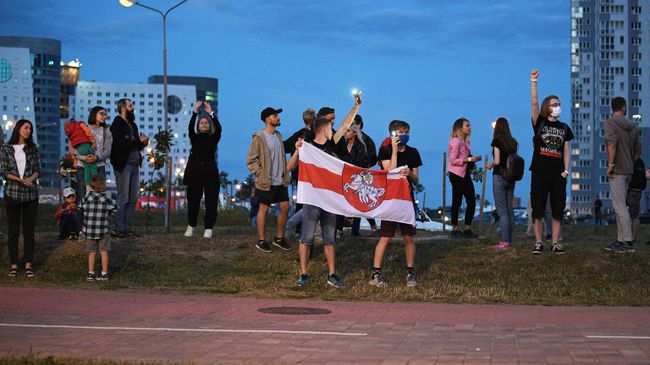 Акция протеста в Минске Акция протеста в Минске