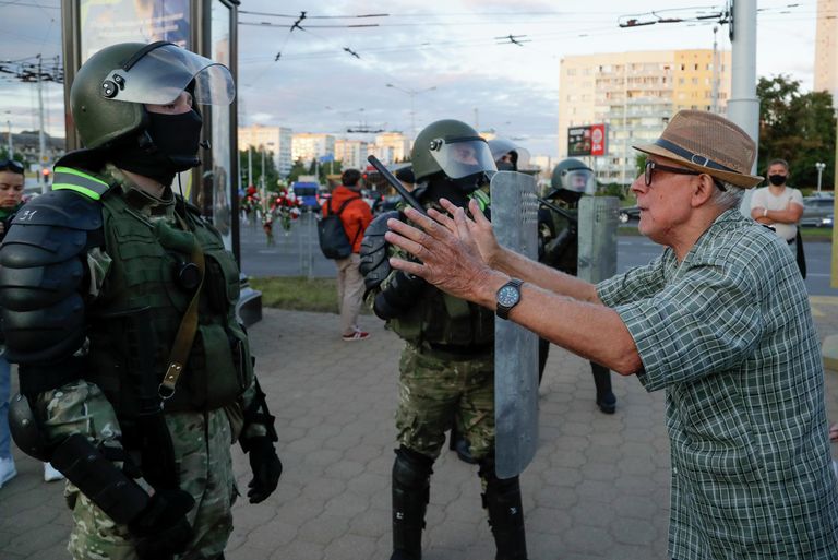 Акция протеста в Минске Акция протеста в Минске