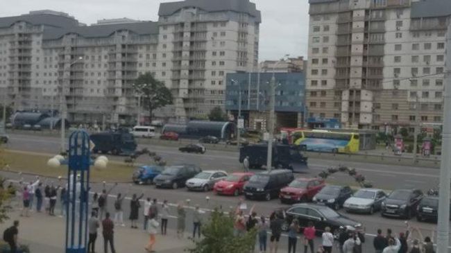 Военная техника на улицах Минска Военная техника на улицах Минска