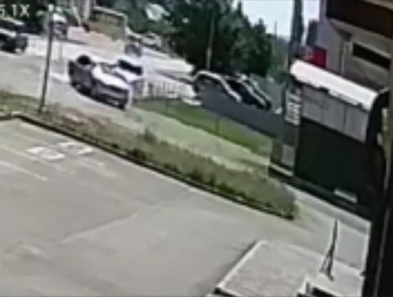 Скриншот видеозаписи с камеры наблюдения
