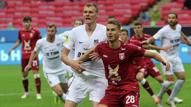 Футболисты казанского Рубина и Урала