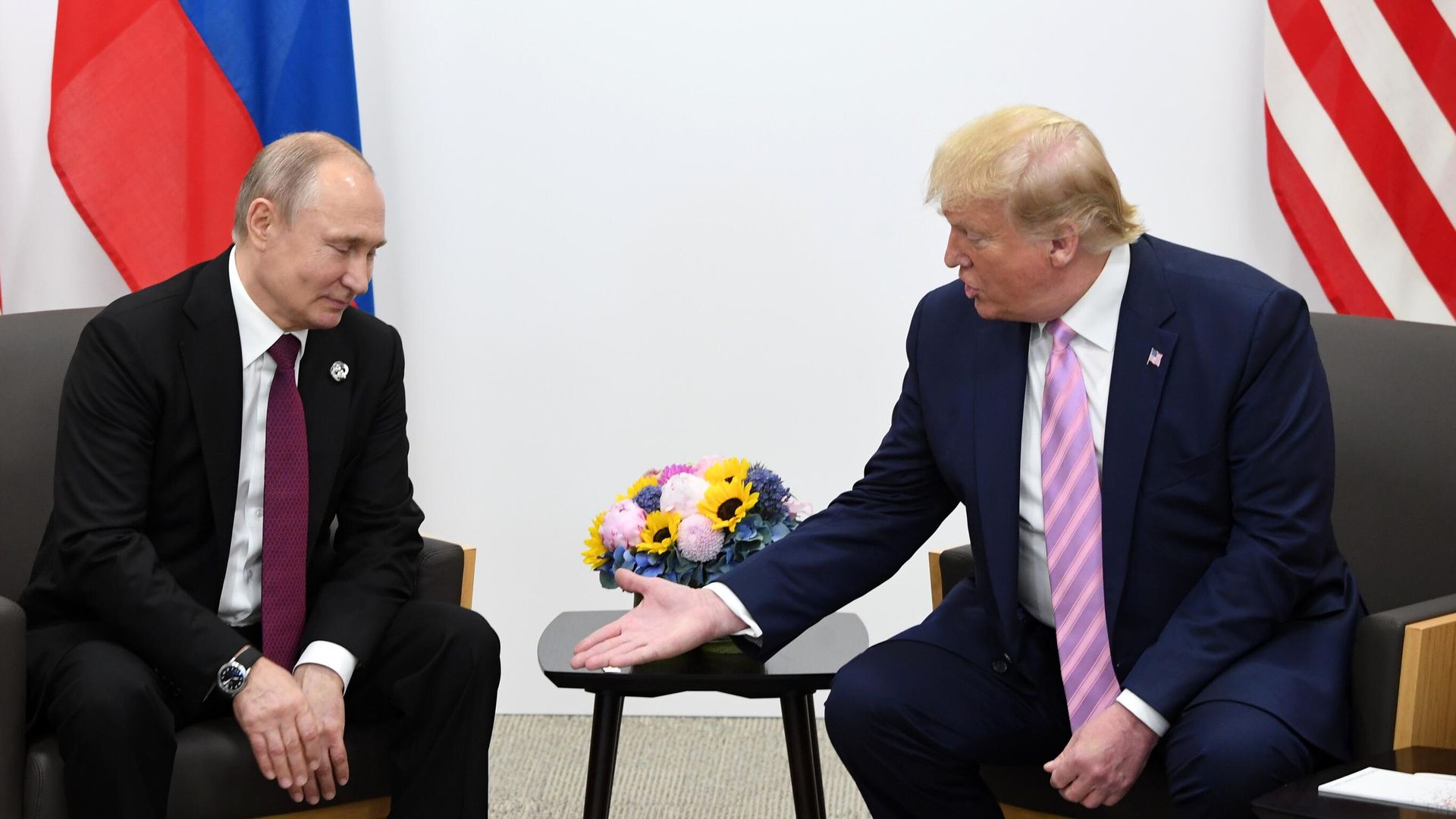 Президент России Владимир Путин и президент США Дональд Трамп  - РИА Новости, 1920, 12.03.2025