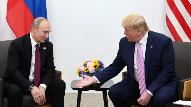 Владимир Путин и Дональд Трамп