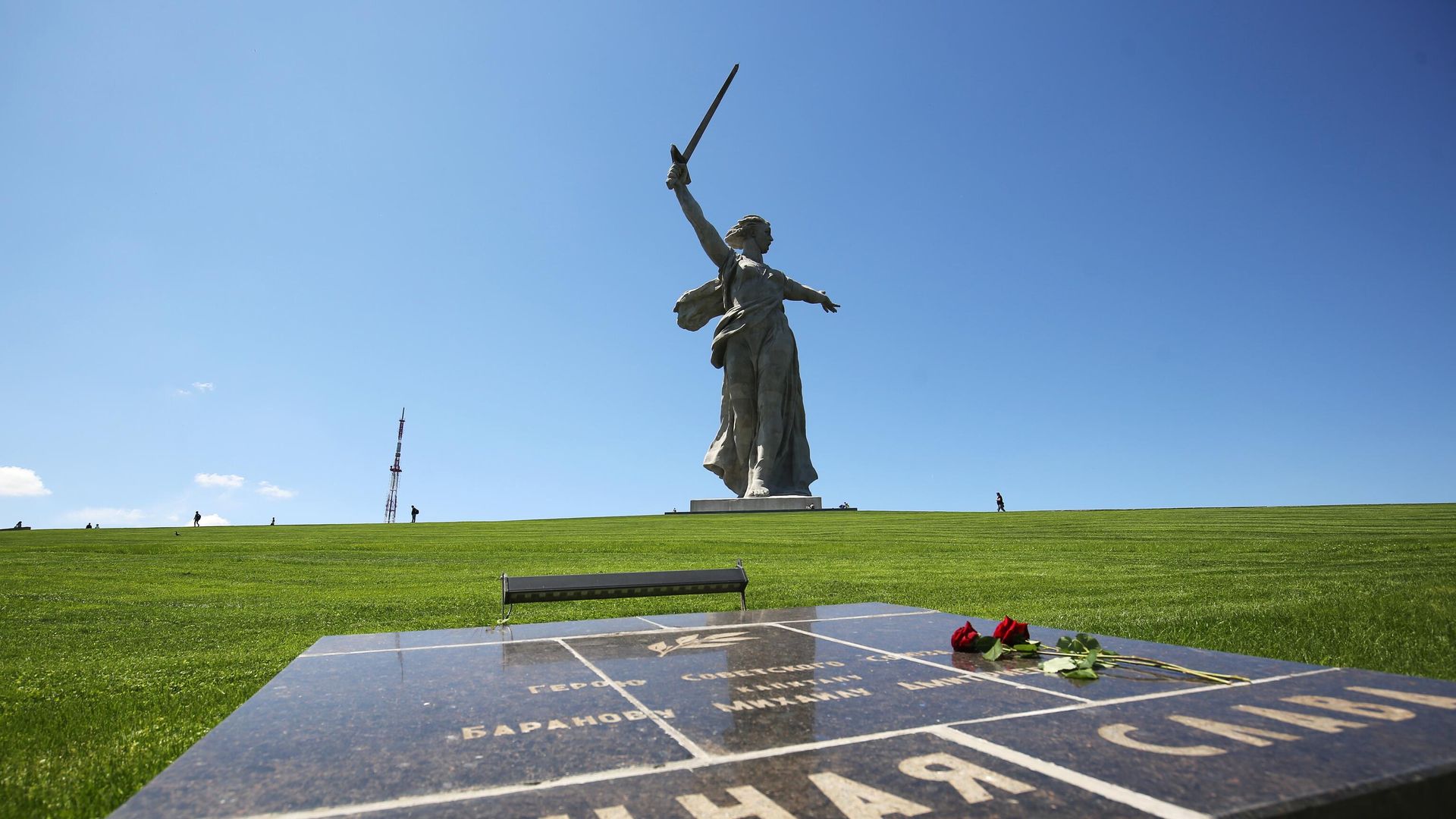 Монумент Родина-мать зовет! на Мамаевом кургане после реставрации Монумент Родина-мать зовет! на Мамаевом кургане после реставрации - РИА Новости, 1920, 20.08.2020