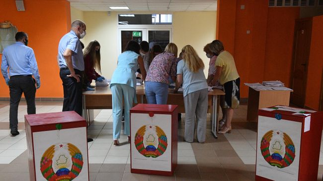 Подсчёт голосов на выборах президента Белоруссии