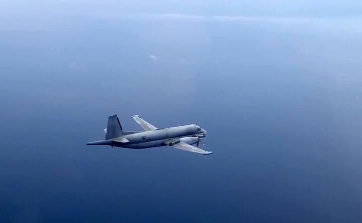 Самолет-разведчик НАТО, перехваченный над Черным морем. Скриншот видео Самолет-разведчик НАТО, перехваченный над Черным морем. Скриншот видео - РИА Новости, 1920, 14.09.2020