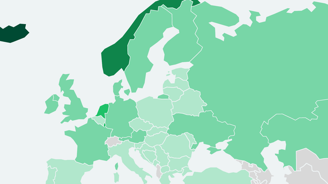 Рейтинг стран Европы по доступности электроэнергии для населения Рейтинг стран Европы по доступности электроэнергии для населения