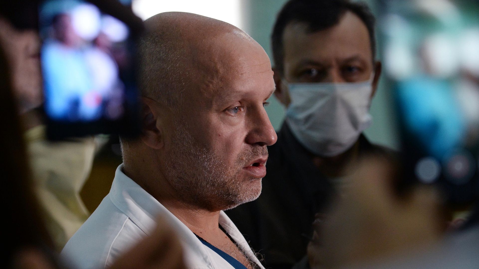 Заместитель главного врача омской больницы скорой медицинской помощи №1 Анатолий Калиниченко Заместитель главного врача омской больницы скорой медицинской помощи №1 Анатолий Калиниченко - РИА Новости, 1920, 13.10.2020