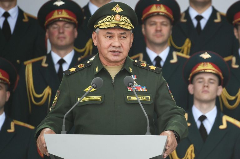 Министр обороны РФ Сергей Шойгу выступает на открытии Международного военно-технического форума Армия-2020 в военно-патриотическом парке Патриот Министр обороны РФ Сергей Шойгу выступает на открытии Международного военно-технического форума Армия-2020 в военно-патриотическом парке Патриот