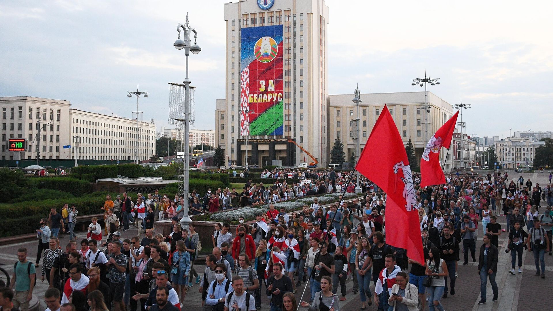 Участники акции протеста в Минске Участники акции протеста в Минске - РИА Новости, 1920, 18.09.2020