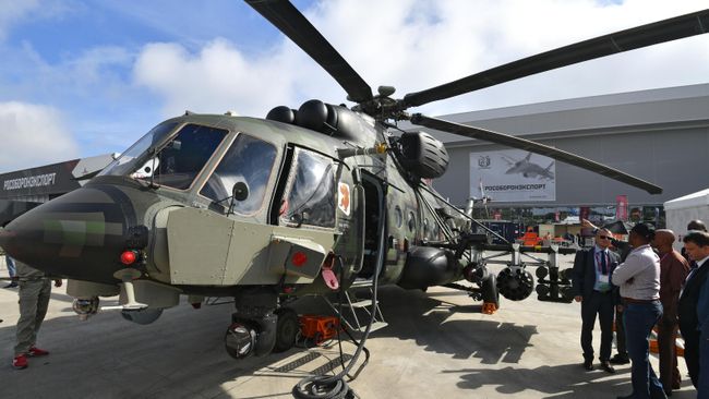 Военно-транспортный вертолет Ми-171Ш Storm на выставке вооружений Международного военно-технического форума Армия-2020 