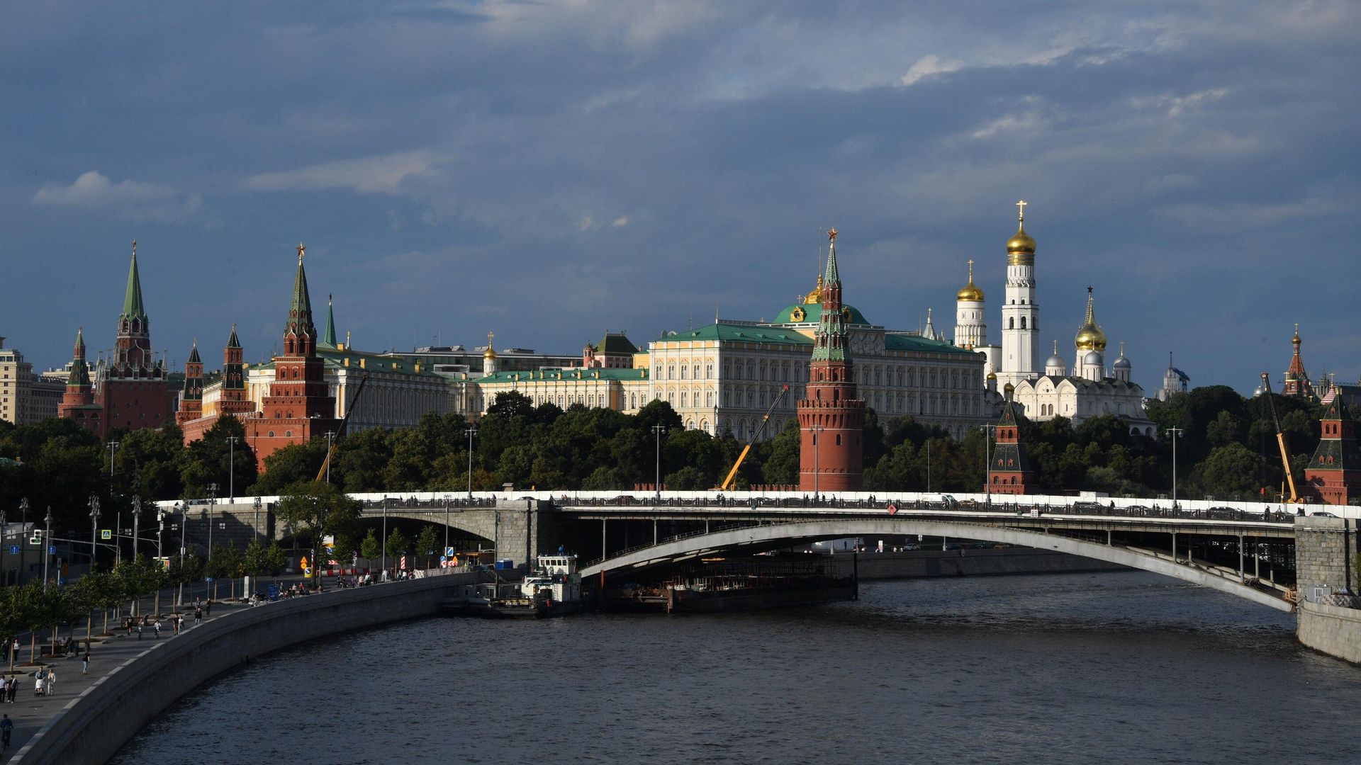 Вид на Большой Каменный мост в Москве - РИА Новости, 1920, 18.11.2020