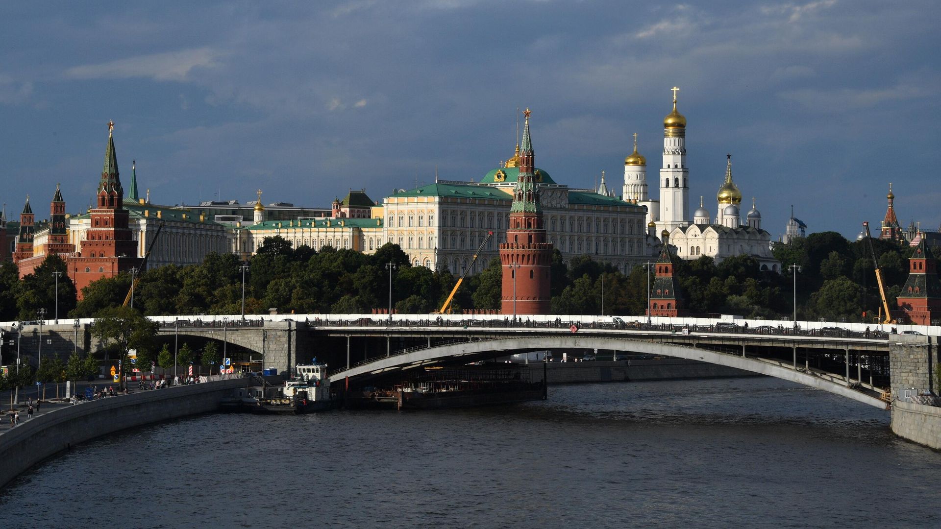 Вид на Большой Каменный мост в Москве Вид на Большой Каменный мост в Москве - РИА Новости, 1920, 24.09.2020