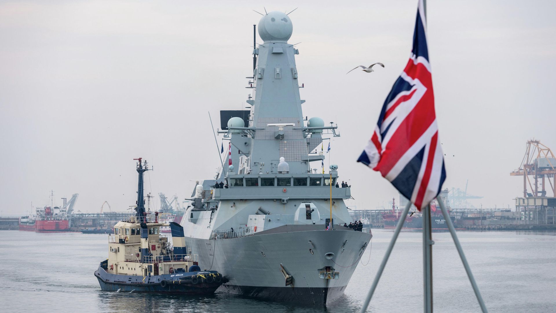 Корабль Королевских ВМС Великобритании HMS Duncan Корабль Королевских ВМС Великобритании HMS Duncan - РИА Новости, 1920, 28.08.2020