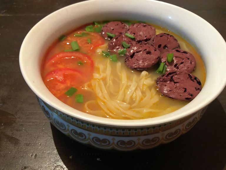 Лапша из экологически чистых якутских продуктов