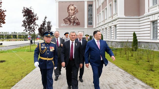 Открытие нового комплекса суворовского училища в Твери Открытие нового комплекса суворовского училища в Твери