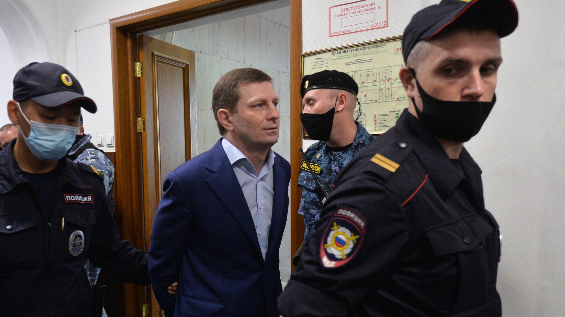 Бывший губернатор Хабаровского края Сергей Фургал в Басманном суде Бывший губернатор Хабаровского края Сергей Фургал в Басманном суде - РИА Новости, 1920, 11.02.2022