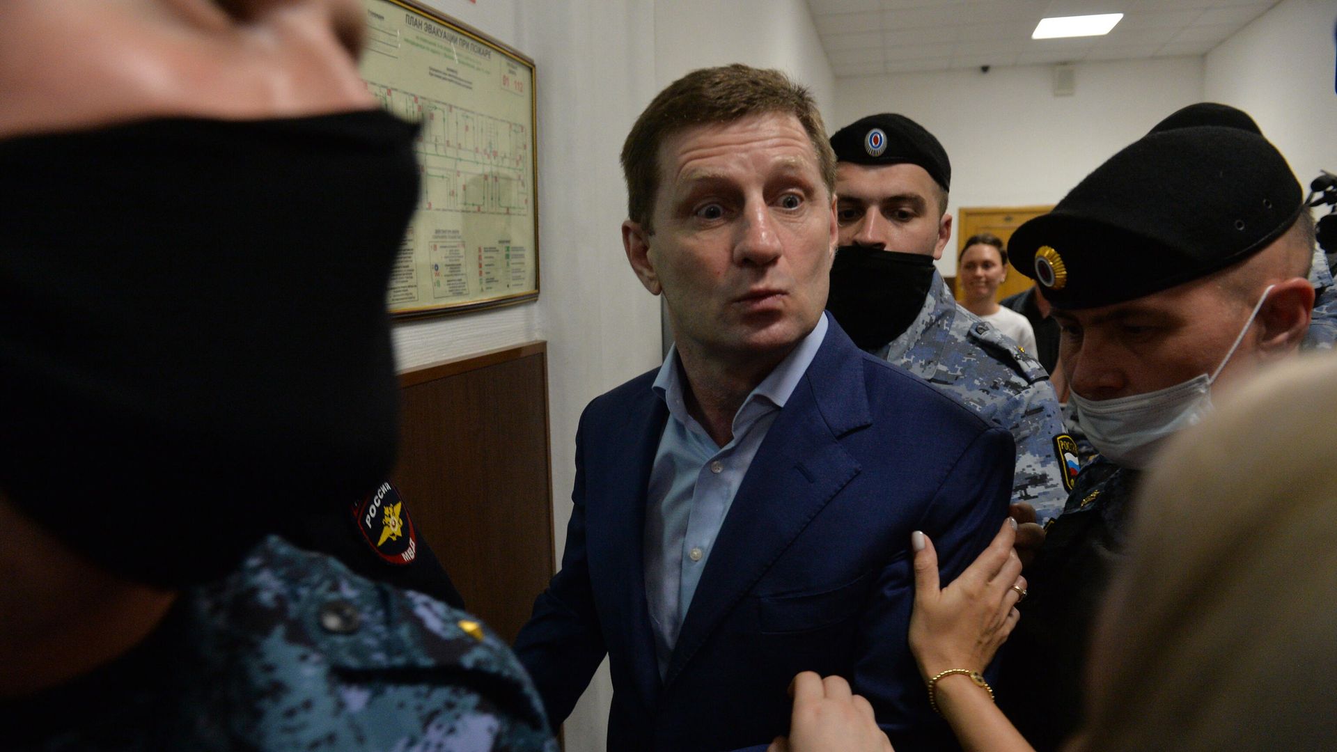 Бывший губернатор Хабаровского края Сергей Фургал в Басманном суде Бывший губернатор Хабаровского края Сергей Фургал в Басманном суде - РИА Новости, 1920, 03.09.2020