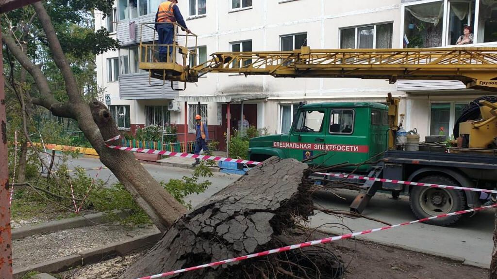 Ликвидация последствий тайфуна Майсак в Приморском крае Ликвидация последствий тайфуна Майсак в Приморском крае - РИА Новости, 1920, 04.09.2020