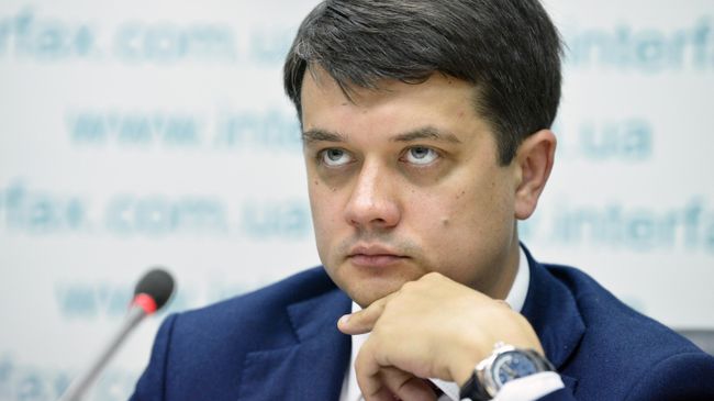 Советник президента Украины Владимира Зеленского, глава партии Слуга народа Дмитрий Разумков