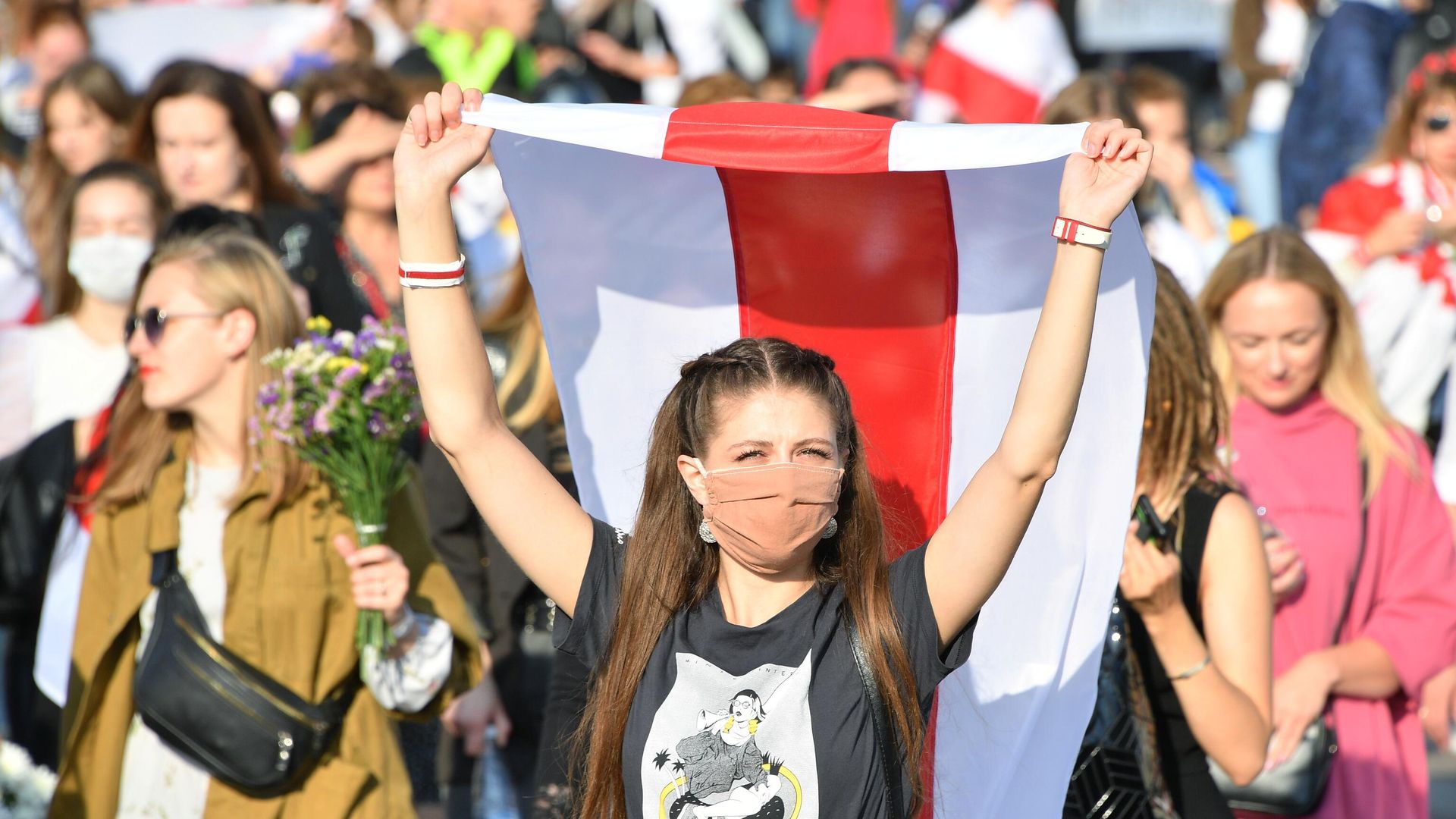 Протестная акция женщин в Минске Протестная акция женщин в Минске - РИА Новости, 1920, 06.09.2020