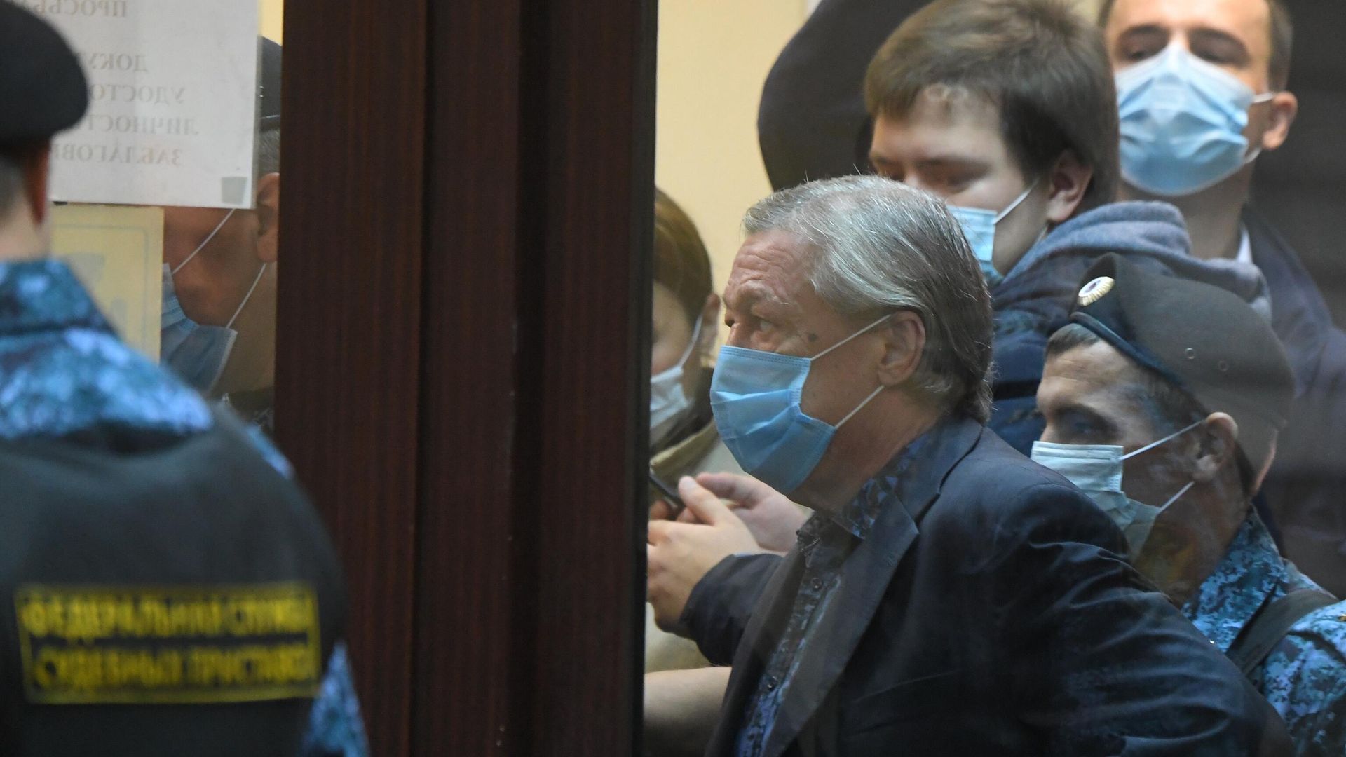 Актер Михаил Ефремов в здании Пресненского суда города Москвы Актер Михаил Ефремов в здании Пресненского суда города Москвы - РИА Новости, 1920, 08.09.2020