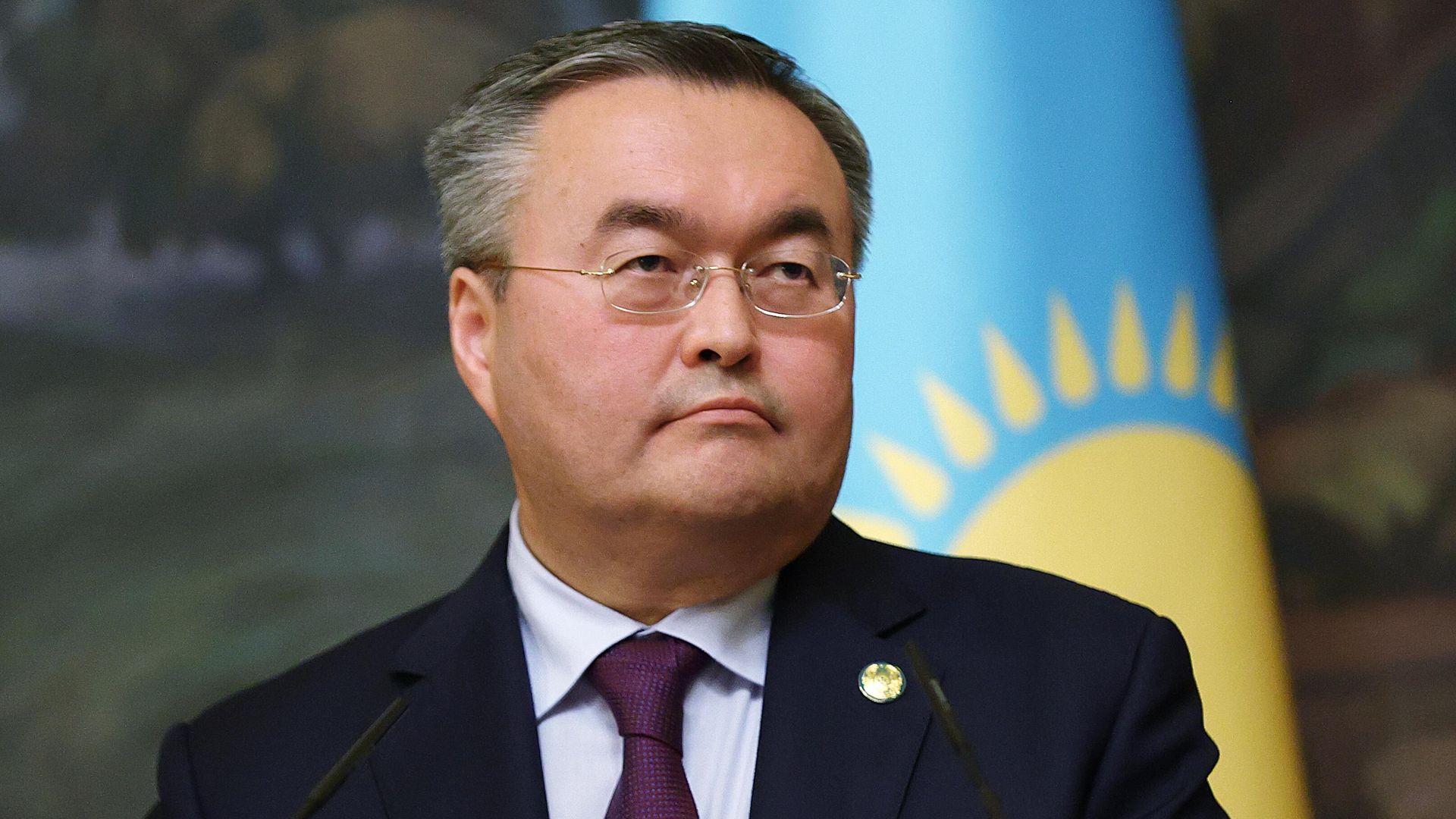 Министр иностранных дел Казахстана Мухтар Тлеуберди Министр иностранных дел Казахстана Мухтар Тлеуберди - РИА Новости, 1920, 01.07.2022