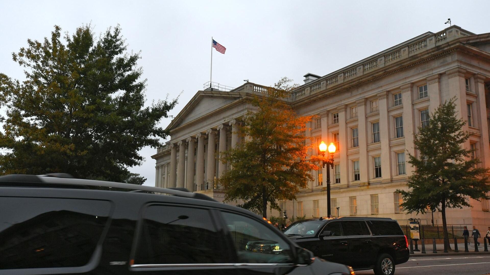 Здание министерства финансов США в Вашингтоне Здание министерства финансов США в Вашингтоне - РИА Новости, 1920, 12.03.2022