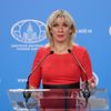Официальный представитель Министерства иностранных дел России Мария Захарова во время брифинга Официальный представитель Министерства иностранных дел России Мария Захарова во время брифинга