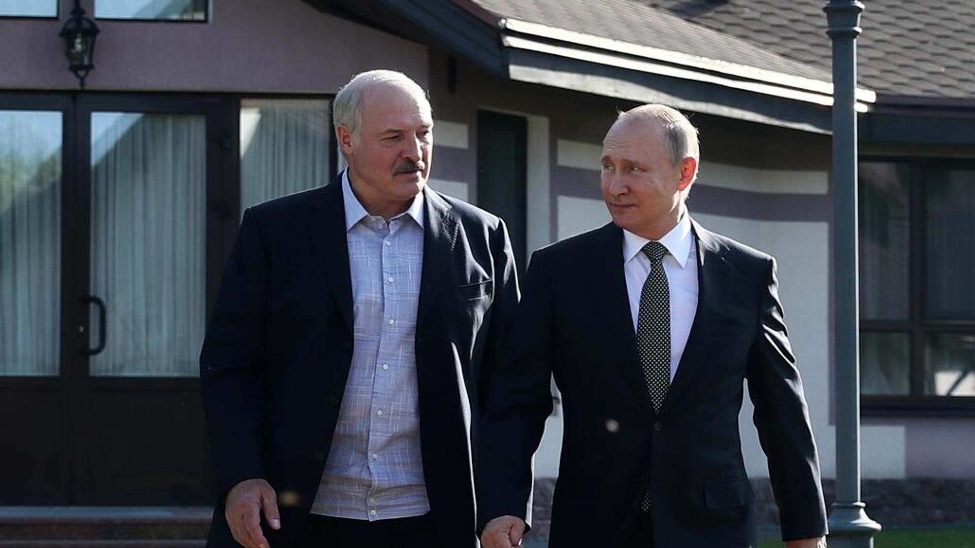 Президент РФ Владимир Путин и президент Белоруссии Александр Лукашенко - РИА Новости, 1920, 18.02.2021