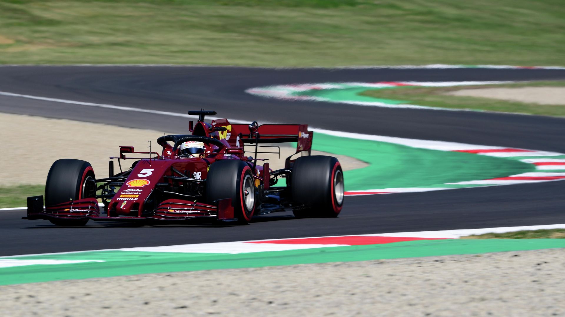 Formula One F1 - Tuscan Grand Prix - Mugello, Scarperia e San Piero, Italy - September 12, 2020 Ferrari's Sebastian Vettel during practice Pool via REUTERS/Claudio Giovannini - РИА Новости, 1920, 14.09.2020