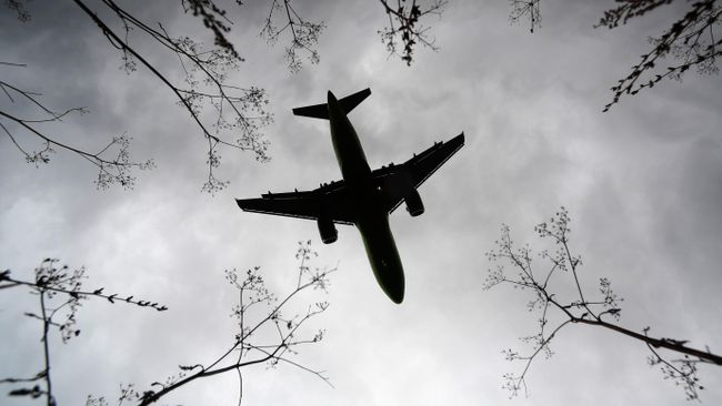 Самолет в небе