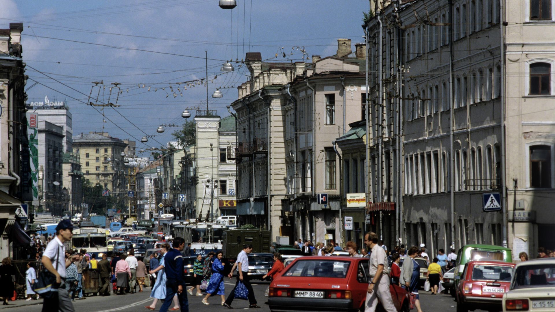 Улица Сретенка в Москве Улица Сретенка в Москве - РИА Новости, 1920, 27.12.2021