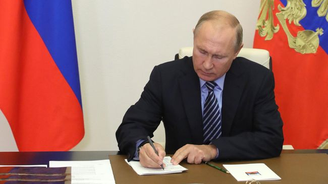 Президент России Владимир Путин