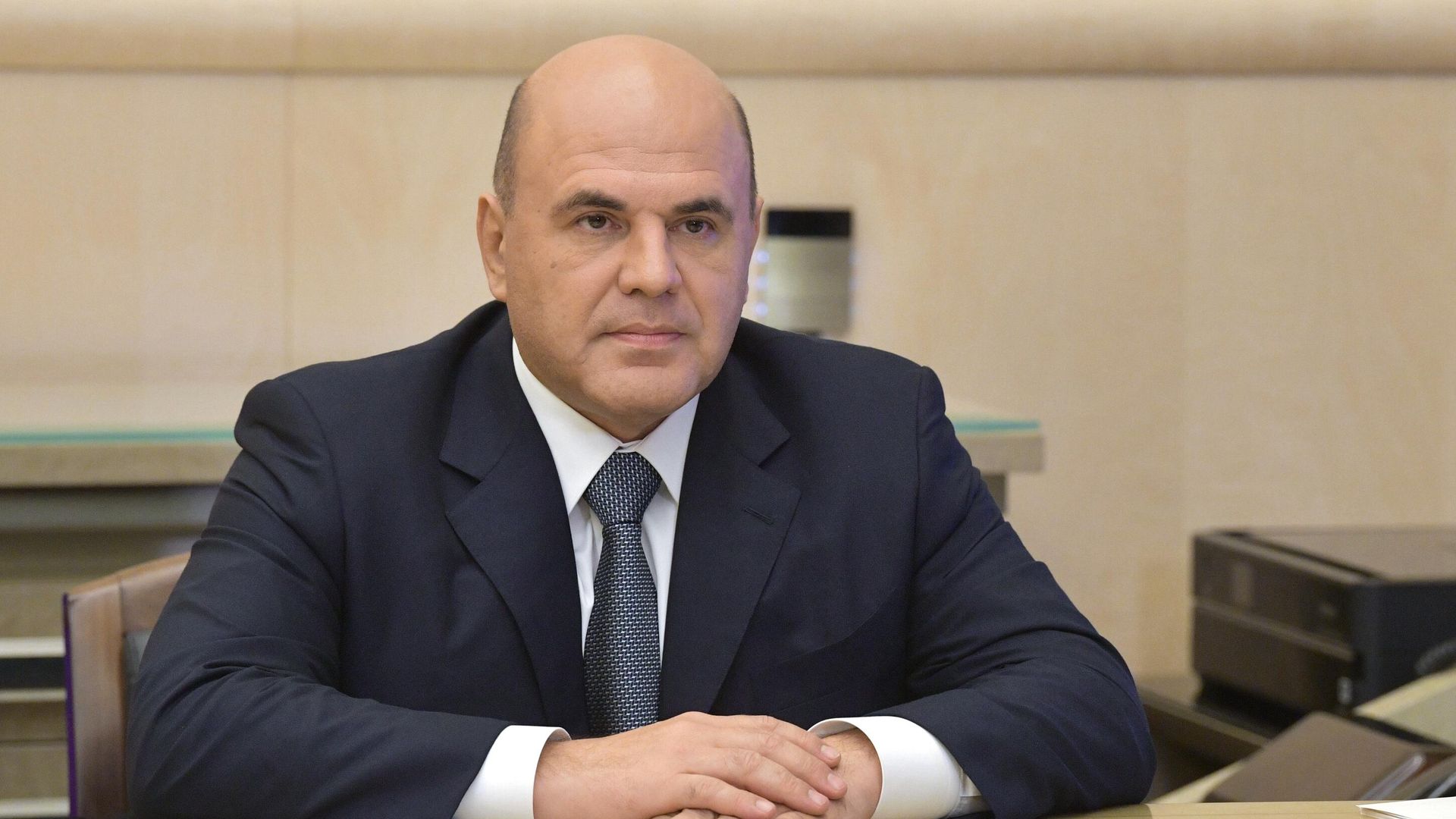 Председатель правительства РФ Михаил Мишустин поздравил с десятилетним юбилеем коллектив РАНХиГС Председатель правительства РФ Михаил Мишустин поздравил с десятилетним юбилеем коллектив РАНХиГС - РИА Новости, 1920, 23.09.2020