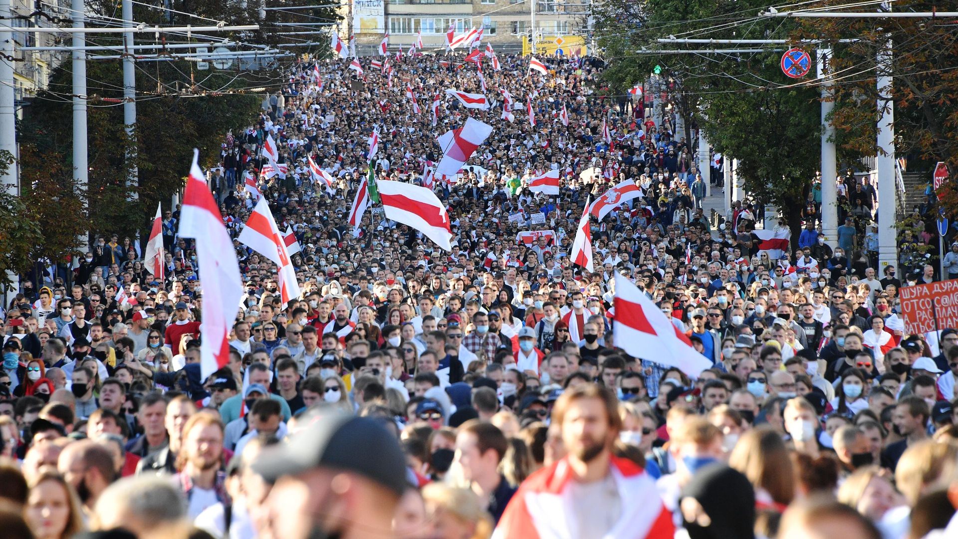 Акция протеста Марш Справедливости в Минске Акция протеста Марш Справедливости в Минске - РИА Новости, 1920, 23.09.2020