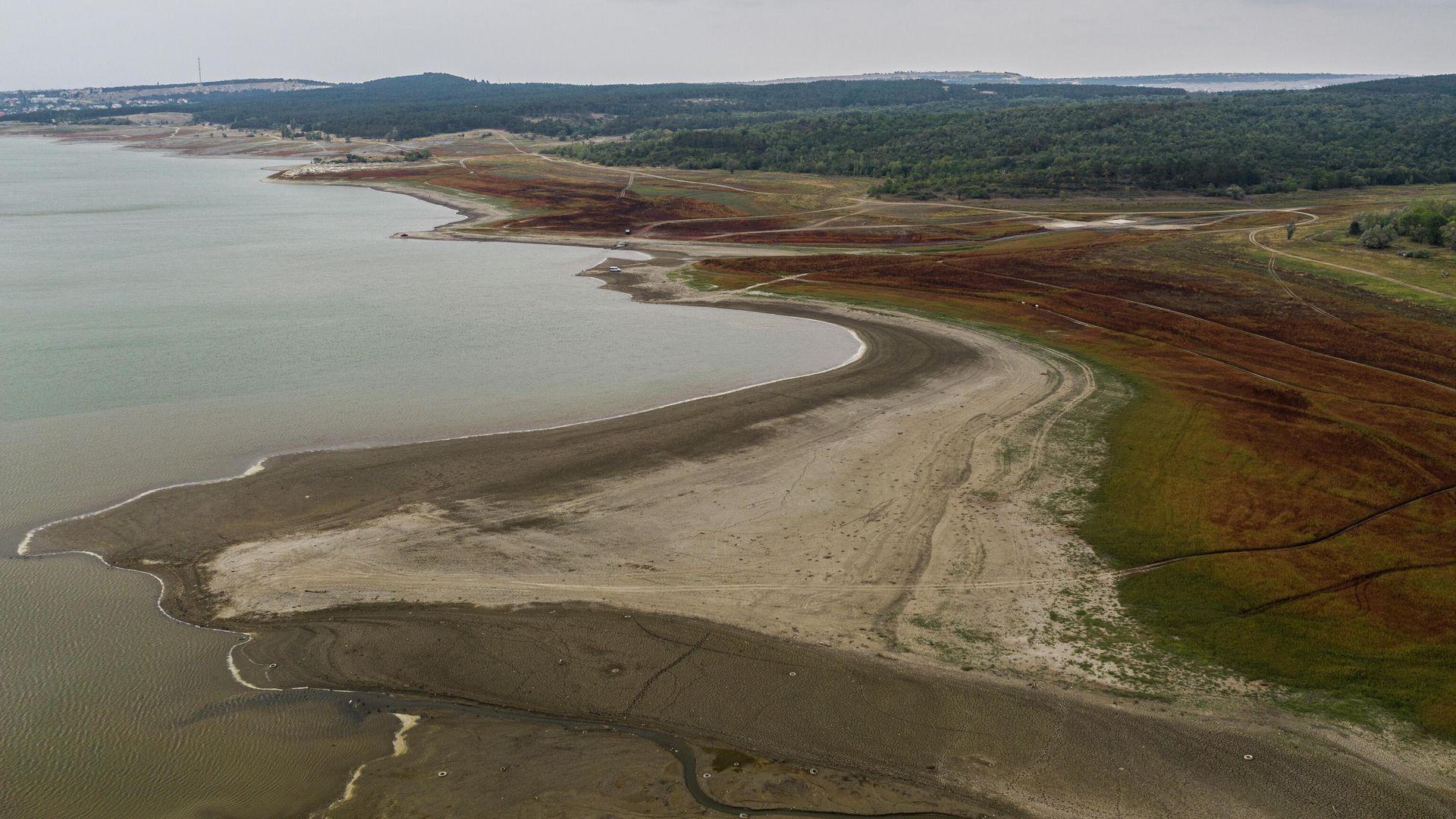 Вид на Симферопольское водохранилище Вид на Симферопольское водохранилище - РИА Новости, 1920, 02.02.2021